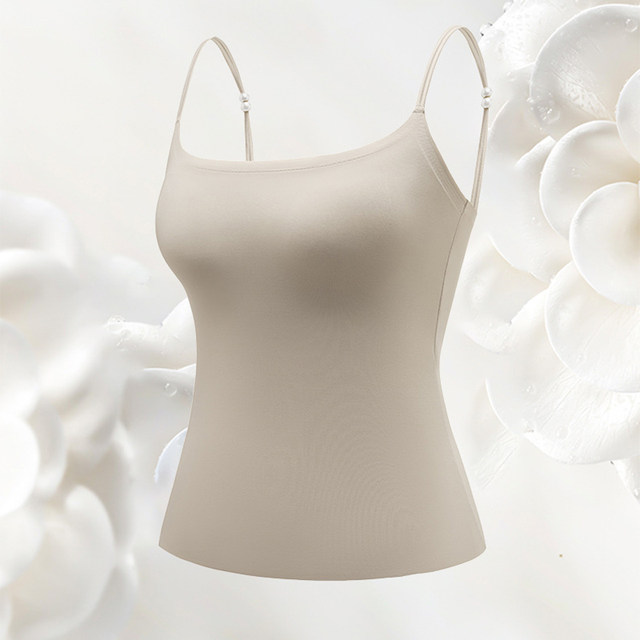 
Beautiful back suspender with chest pad bra in one-piece interior 2025 new base vest for women in summer wear cool top