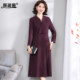 
2025 new high-end dress, feminine, light and luxurious, 50-year-old mother autumn and winter wool noble wedding dress