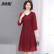 Young-tempered mother's wedding dress can be worn normally 2025 new autumn mother-in-law lace dress with noble style