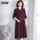 
2025 new high-end dress, feminine, light and luxurious, 50-year-old mother autumn and winter wool noble wedding dress