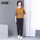 Mom's autumn and winter bottoming shirt, sweatshirt, fashionable sports suit, new style noble loose mink velvet top for middle-aged and elderly people
