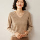 First-line ready-to-wear V-neck cardigan thickened autumn and winter warm bottoming shirt seamless 2024 new fashionable knitted sweater