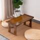 Tatami tea table solid wood Chinese style low table tea table folding bay window table balcony window sill small table household small kang table