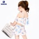 Momasong children's swimsuit girls split skirt bikini little princess Korean version girl student hot spring swimsuit