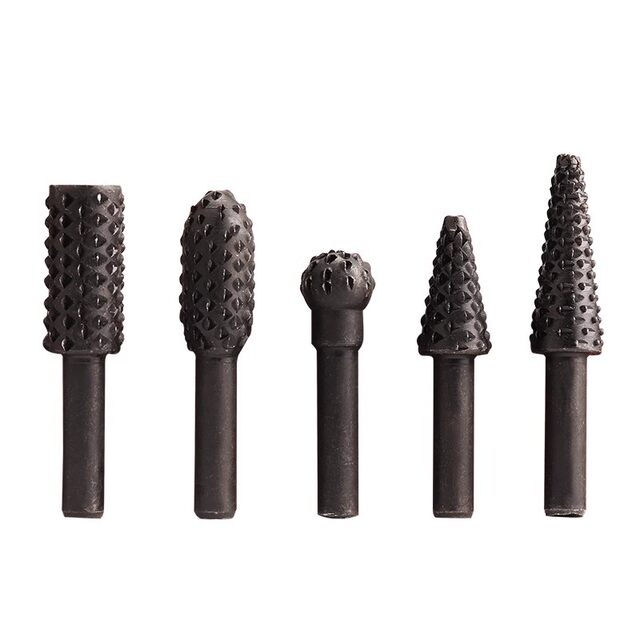 Rotary file carpenter 45 steel grinding drill bit wood grooved hardwood engraving special electric alloy grinding drill