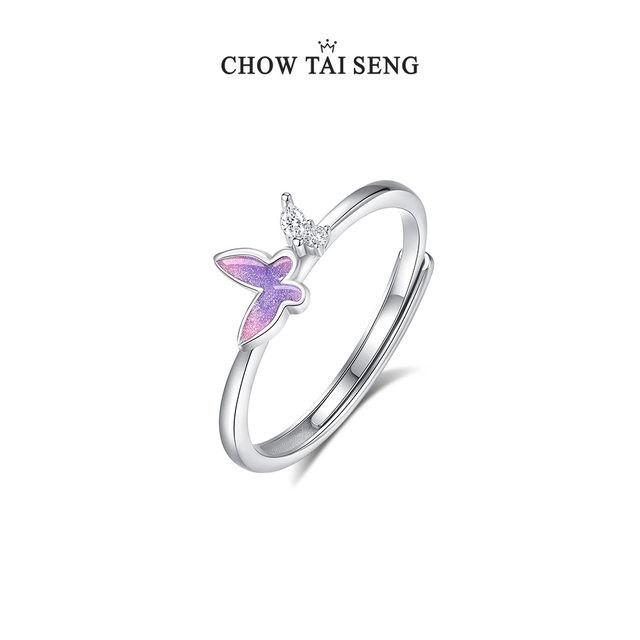 Zhou Dasheng's heart-warming couple ring adjustable ring for men and women's index finger ring birthday gift for girlfriend