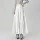 Women's 2025 new summer sweet age-reducing medium-length high waist drooping A-line large umbrella skirt