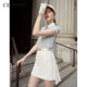 CELFORD Spring and Summer Sweet and versatile embroidered printed pocket short skirt CWFS231023
