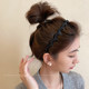Sweet new wavy hairband for women, face wash, non-stuck, fluffy texture, toothed comb, anti-slip headband, design hairpin