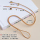 It can be used as a sweater chain or cut short as a necklace pendant stacking effect stick jade pendant accessories high-end rope