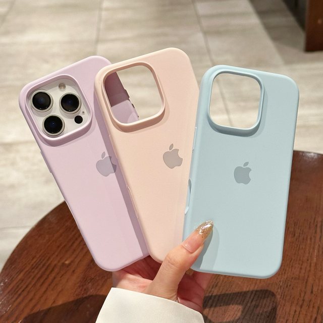 
ins Yuanfeng blue suitable for iphone17 mobile phone case liquid silicone apple 16promax protective cover for men and women 15 new products 14 new products 13 anti-fall 12 all-inclusive 11 frosted couple 17pm solid color