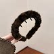 Fashionable leopard print headband for women 2025 new hair accessories wide-edge headband high skull top artifact leopard print headband face washing hair card