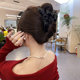 2025 Spring and Summer New High-end Bluffed Fabric Cloud Headdress Clip Women's Back Head Shark Hair Picking Hair Pick
