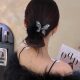 Autumn and winter fashion butterfly light luxury hair accessories head clip feather duckbill clip 2025 new high-end hair clip back headwear