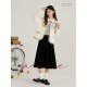 Early spring black and white striped long-sleeved bottoming top for women 2025 new spring and autumn round neck T-shirt loose bottoming shirt