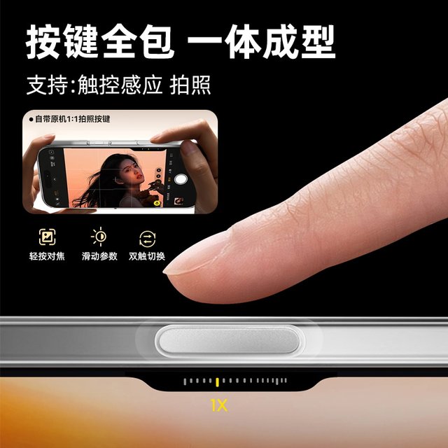 New 17 ultra-thin transparent with AI camera button suitable for Apple iPhone17pro mobile phone case 16promax all-in-one all-inclusive button tpu protective cover 15 soft silicone shell 14 men and women plus