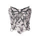 Virtual track original data ghost y3k hot girl future sequin three-dimensional butterfly chain fish bone bra brisket summer