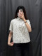 UMIQIO/U Home Lapel Simple Casual Floral Shirt Short Sleeve Shirt Versatile Top475754/475672
