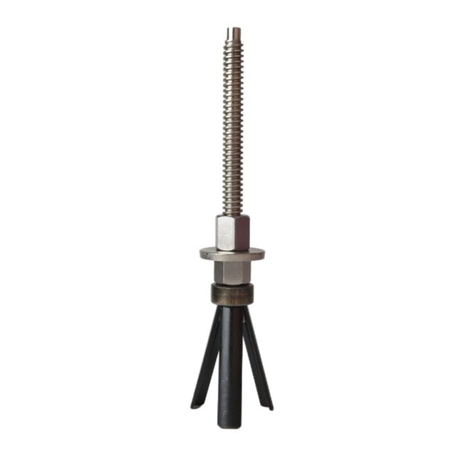 Special expansion screw for stainless steel rhinestones reusable bench-type fixing drill rig expansion bolts two-leaf three-leaf