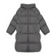 Customized Japanese nourishing nylon semicircle women's clothing [Sports] 2024 Winter thickened over -the -knee long down jacket female
