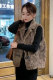 Lamb fur vest women's short European 2025 autumn and winter vest Korean style loose fur integrated outer vest jacket