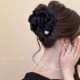 Gentle Flower Pearl Clip Women's High-end 2025 New Shark Clip Back Head Dress Hair Super Fairy Hair Pin Hair Accessories