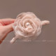 Gentle pearl flower grab clip women's 2025 new high-end style back head hair shark clip large hair clip hair accessories