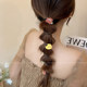 Cute cartoon bubble braid phone line hair loop hair rope girl sweet high-end feeling not hurt hair tie ponytail hair rope hair accessories
