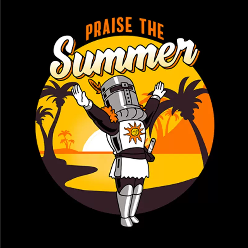 极誉黑魂洋葱太阳骑士t恤黑暗之魂周边索拉尔