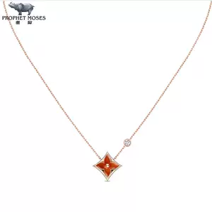 Louis Vuitton Blooming strass necklace (M68374) in 2023