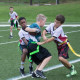 American flag football belt air buckle Flag football customized adult and children's waist flag durable