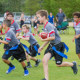 American flag football belt air buckle Flag football customized adult and children's waist flag durable