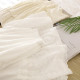 French ballet style lace cotton embroidery spliced ​​cake skirt mid-length A-line temperament sweet skirt