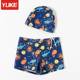 Boys manufacturer direct sales hot spring swimming trunks swimming trunk cartoon boy beach children baby flat corner cute