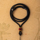 Chinese pendant lanyard hand-woven thick hanger rope men's pull rope Buddha and public necklace rope high-end pendant rope