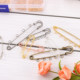 Xinyi DIY handmade jewelry accessories, various metal circle large brooches, clothing safety buckle pins, special-shaped pins