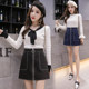 2025 Spring and Autumn New Korean version of high waist pocket skirt versatile slim front zipper short skirt hip-pack group A-line skirt