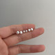 Natural freshwater pearl earrings for women 2025 new hot ear piercing earrings high-end mini small ear accessories