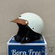 Retro helmet brim lightning genuine cowhide mountain bike motorcycle full helmet penguin decoration bornfree seabird evo