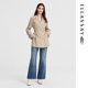 
Gliss Outlet Autumn New Belt Design Classic Short Trench Coat Women EWW343F00900