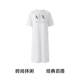 AX Armani Women's Loose Edition Long Round Neck Short Sleeve T-Shirt Dress Printed Long Skirt