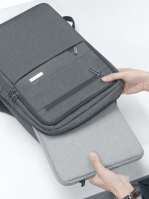 Applicable to portable display screen 13.3/14/15.6 -inch EIMIO 17.3 inches inch inch bile bag sculptor 18.5 computer display case protective cover shock and velvet 16.1 handbags simple
