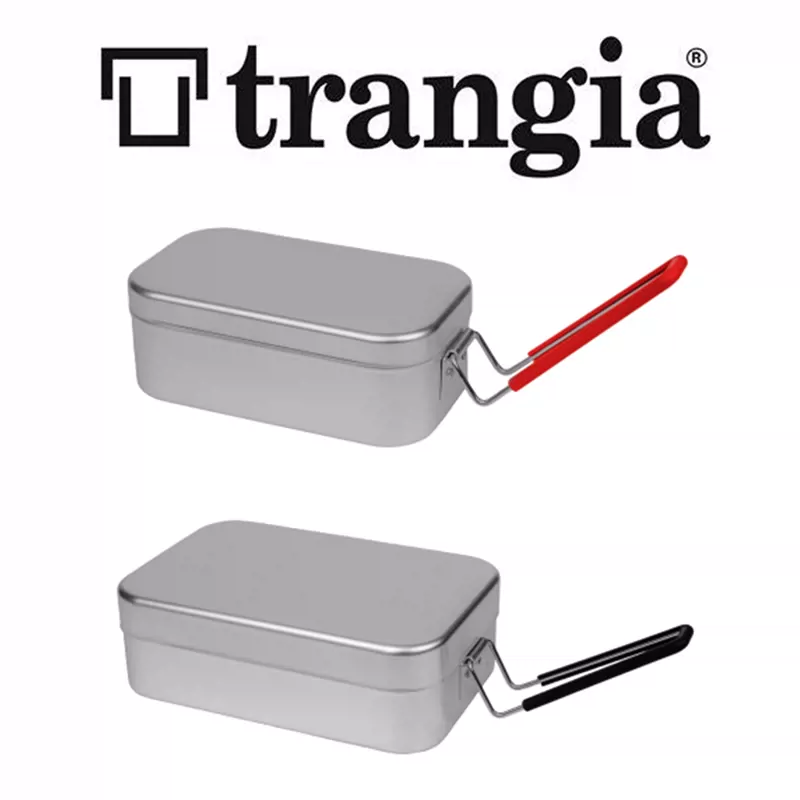 瑞典進口Trangia Mess Tin鋁製飯盒戶外便當盒露營煮飯防燙