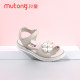 Shepherd children's shoes girls sandals 50 yuan 2 pairs of summer princess shoes open toe Velcro bow non-slip children's shoes