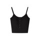 pusumede knitted small suspender vest with chest cushion for women in summer wear high waist slim body