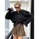 Leopard Polyester A Placing Tongtong Dress Skirt 2025 European and American Spring Fashion Casual Short Skirt Customization