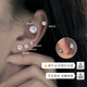 Medical titanium steel earrings for women's ear piercing screws diamond ear bone nails titanium alloy hot cochlear nail small earring earrings