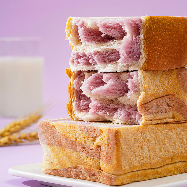 Tap Bread Taro -flavored tap vast bread full box of original milk incense toast ...