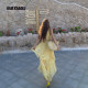 Xiaoli amber wind chiffon acetate suspender halter neck dress summer temperament beautiful vacation long skirt