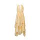 Xiaoli amber wind chiffon acetate suspender halter neck dress summer temperament beautiful vacation long skirt